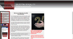 Desktop Screenshot of objectum-sexuality.org